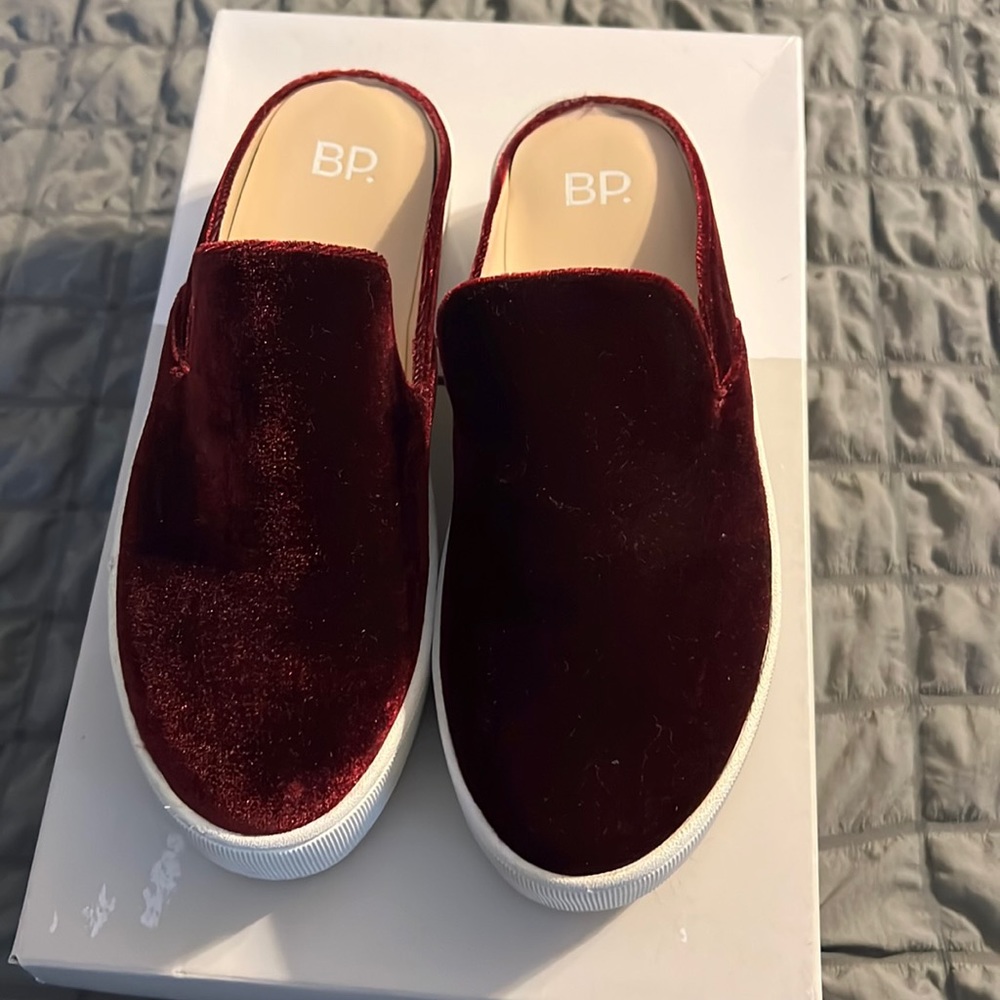 Brand new. Velvet mule platform sneaker from Nordstrom BP